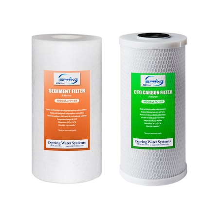 Ispring Sediment  CTO Filter Replacement Cartridge 2PK F2WGB21B